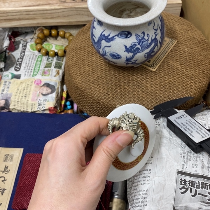 瓷片哈中古工艺品树脂
