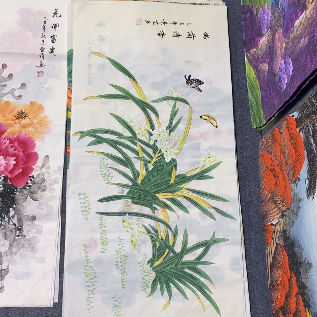 国画尺寸100✖️50三尺精品工笔手绘