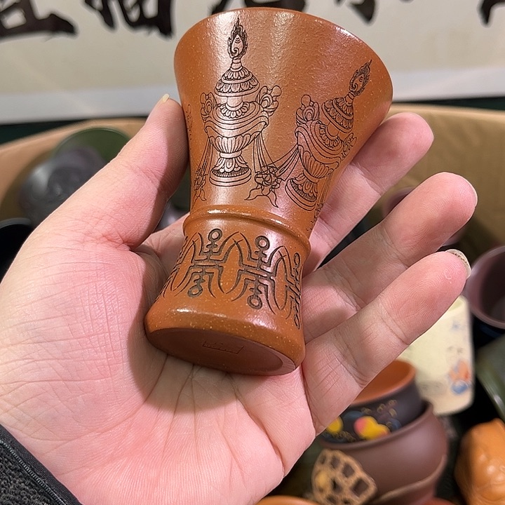 茶杯紫砂全手工紫砂主人杯