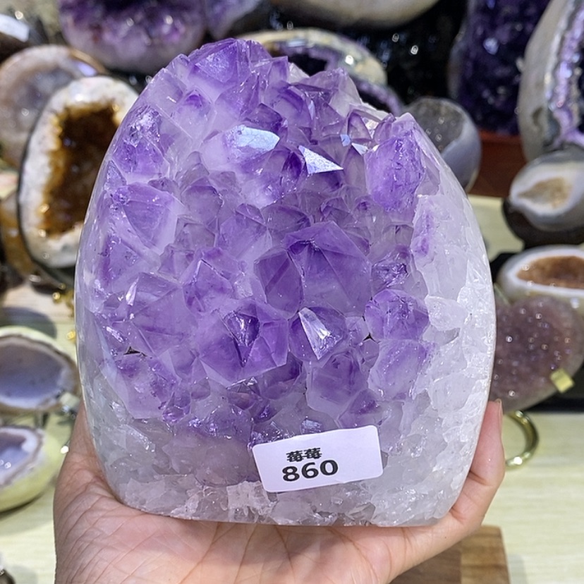 【闪购商品】未镶嵌珠宝半成品紫晶