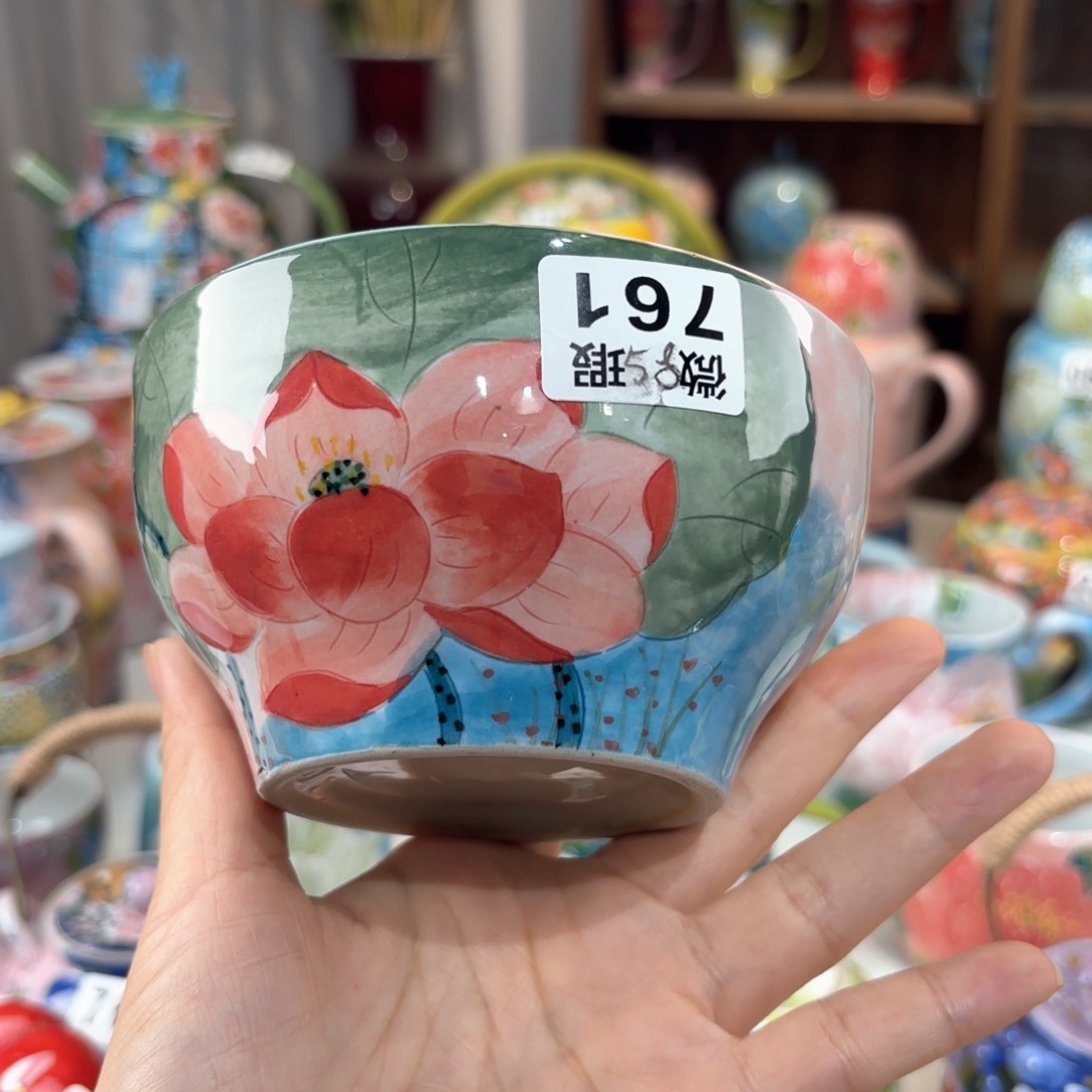 景德镇手绘高温釉下彩陶瓷茶具