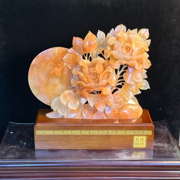 适合开业乔迁客厅办公室装饰纯天然纯手工雕刻工艺品适合办公摆设