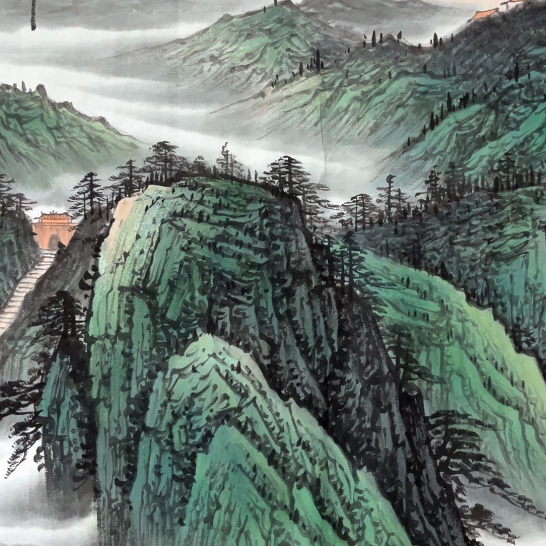 经***理国画国画作品老师手绘