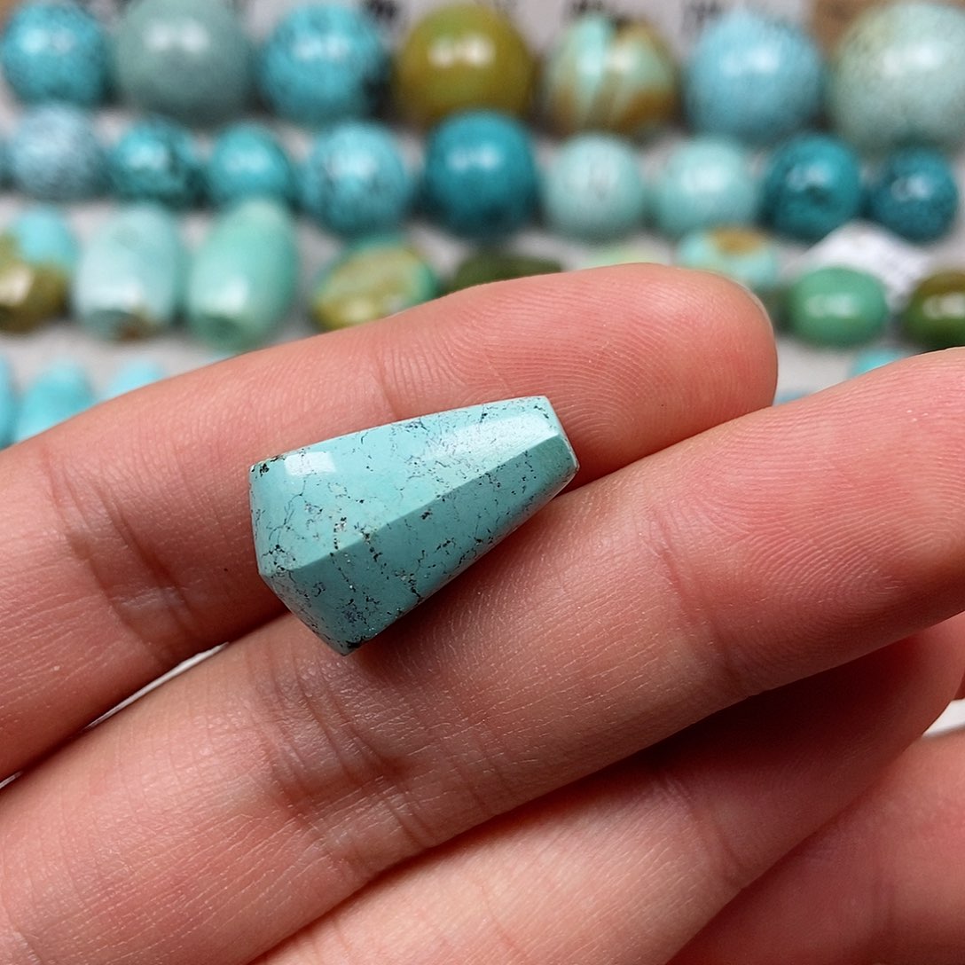 未镶嵌绿松石珠宝半成品