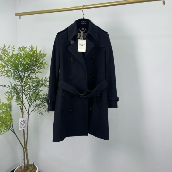 妃鱼/博柏利/羊皮/剪羊毛/大衣/95新/凡2/4