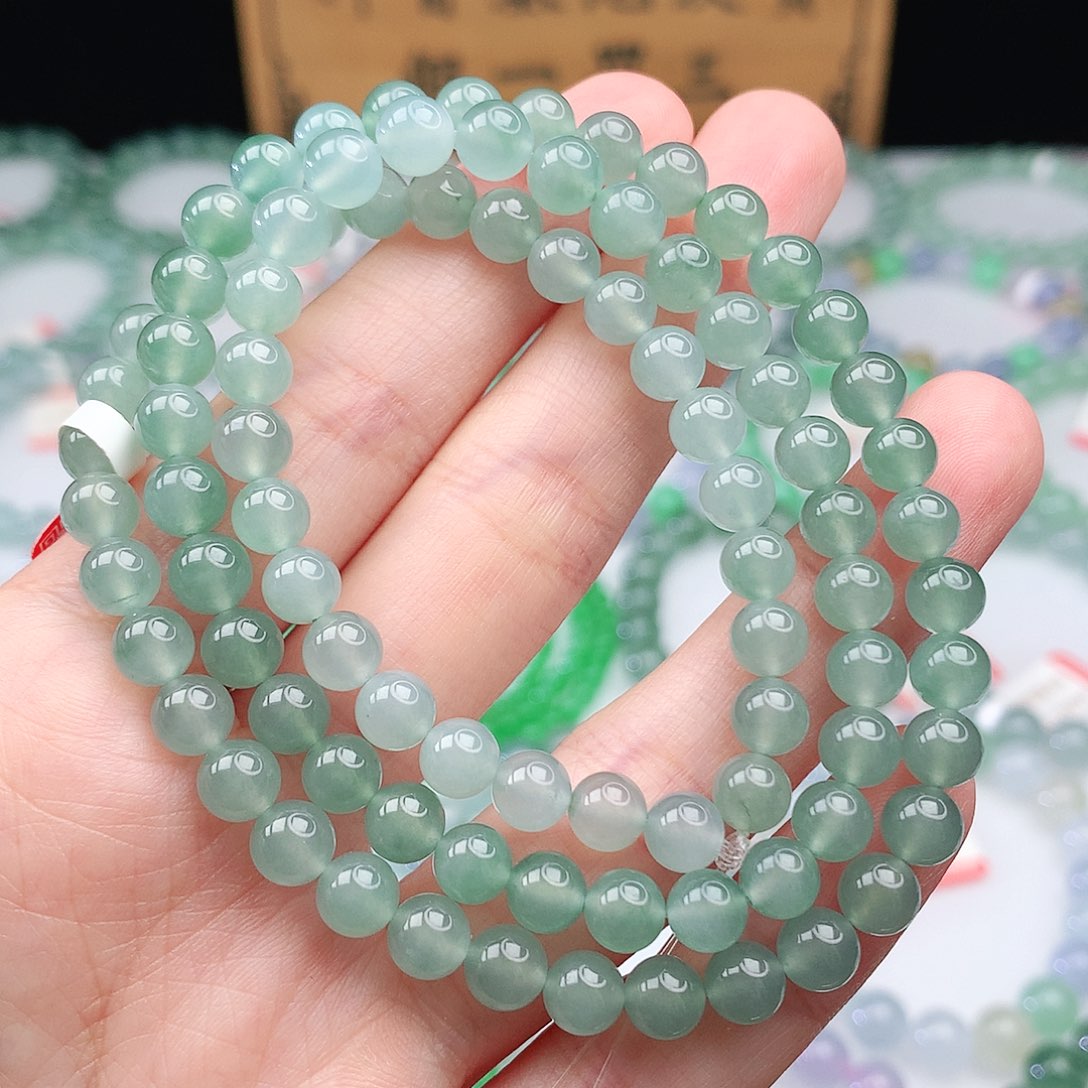 未镶嵌手链翡翠翡翠5.8mm