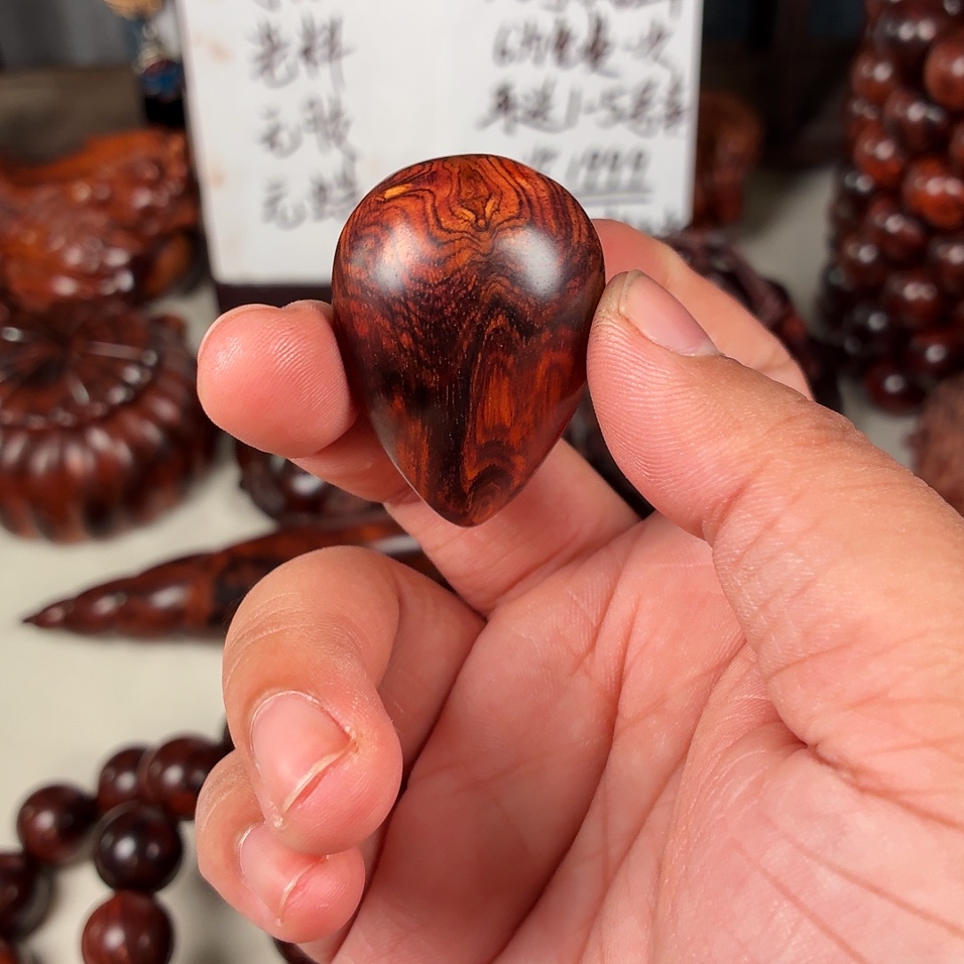 弯***雕黄花梨/降香黄檀手串/手链