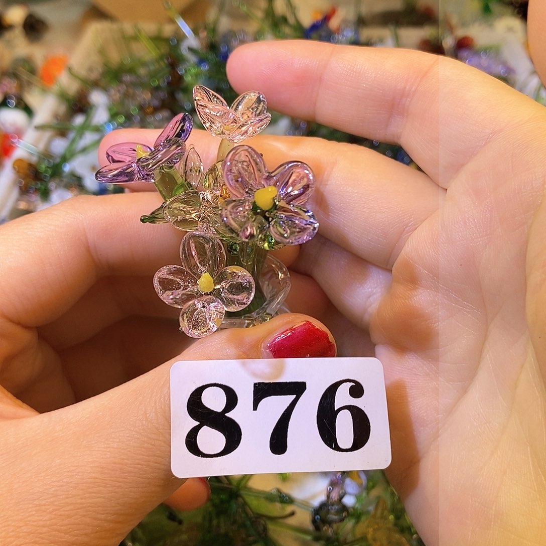 琉璃手工艺品876花瓶