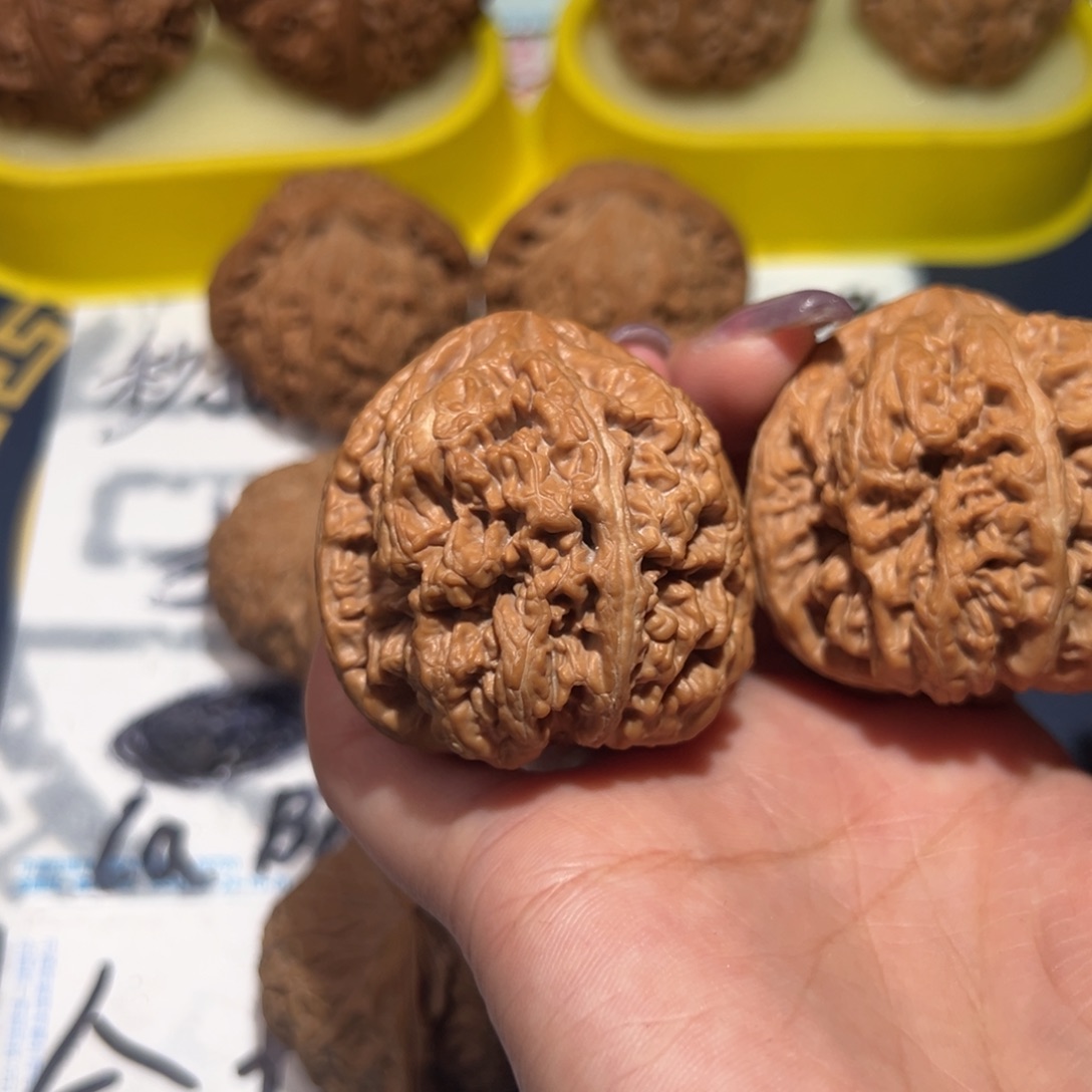 文玩核桃把件大粗筋45➕