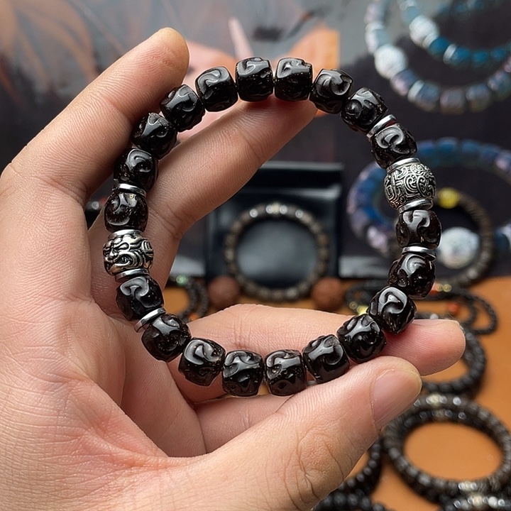 海***空椰蒂手串10✖️9游龙吞金兽貔貅