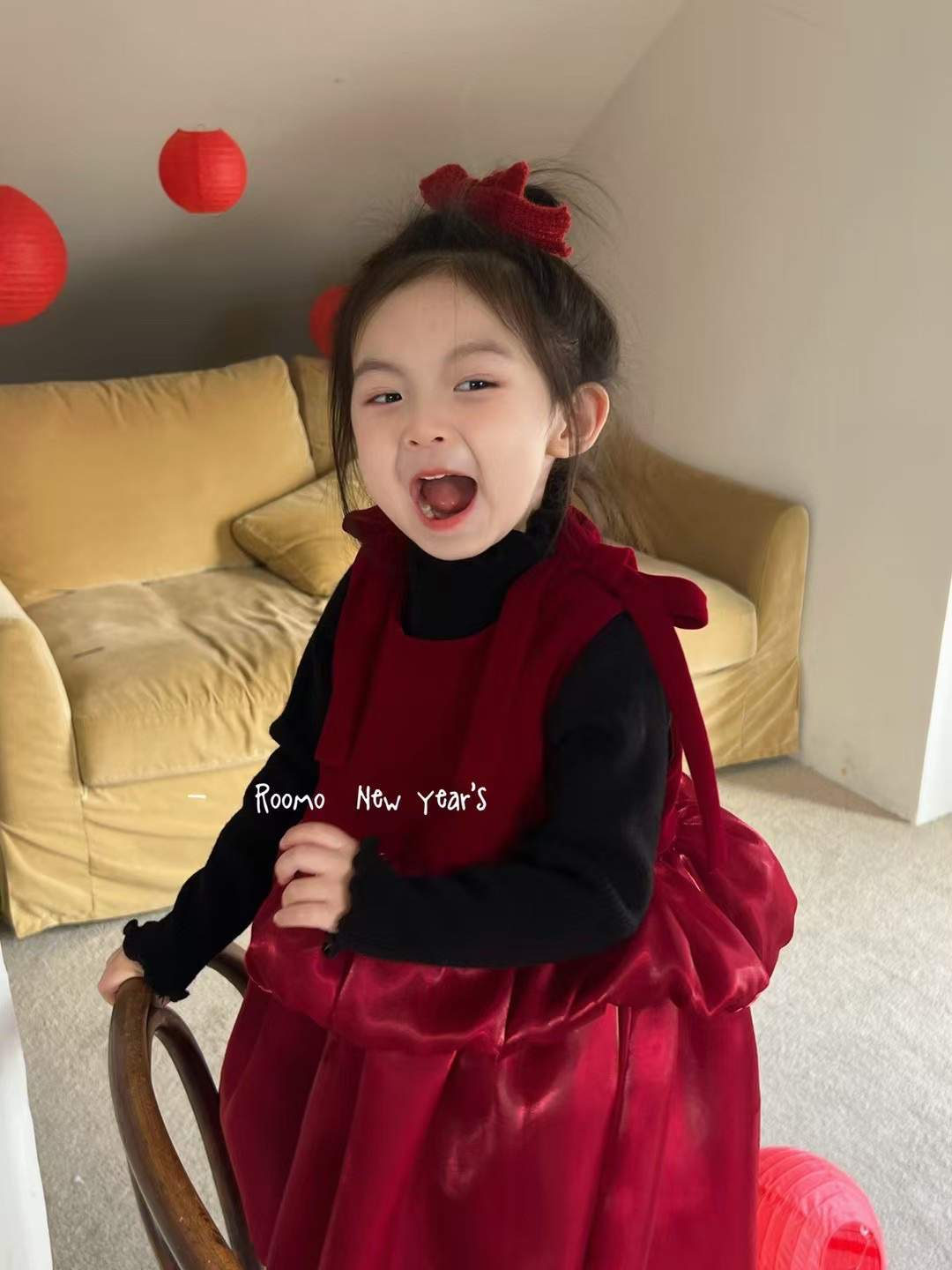 新年战袍过年年服礼服裙纱裙