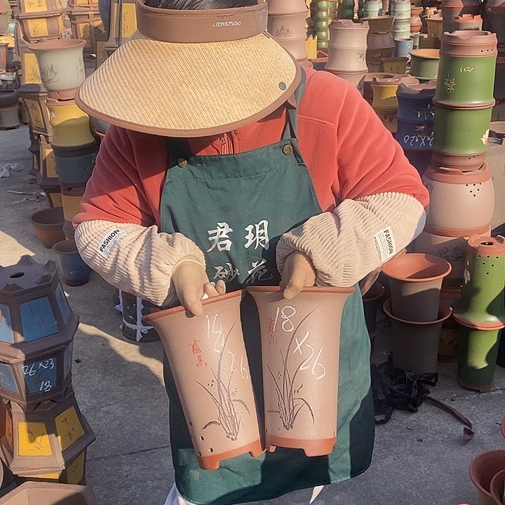 紫砂花盆紫砂花盆盆栽花卉苗木种植