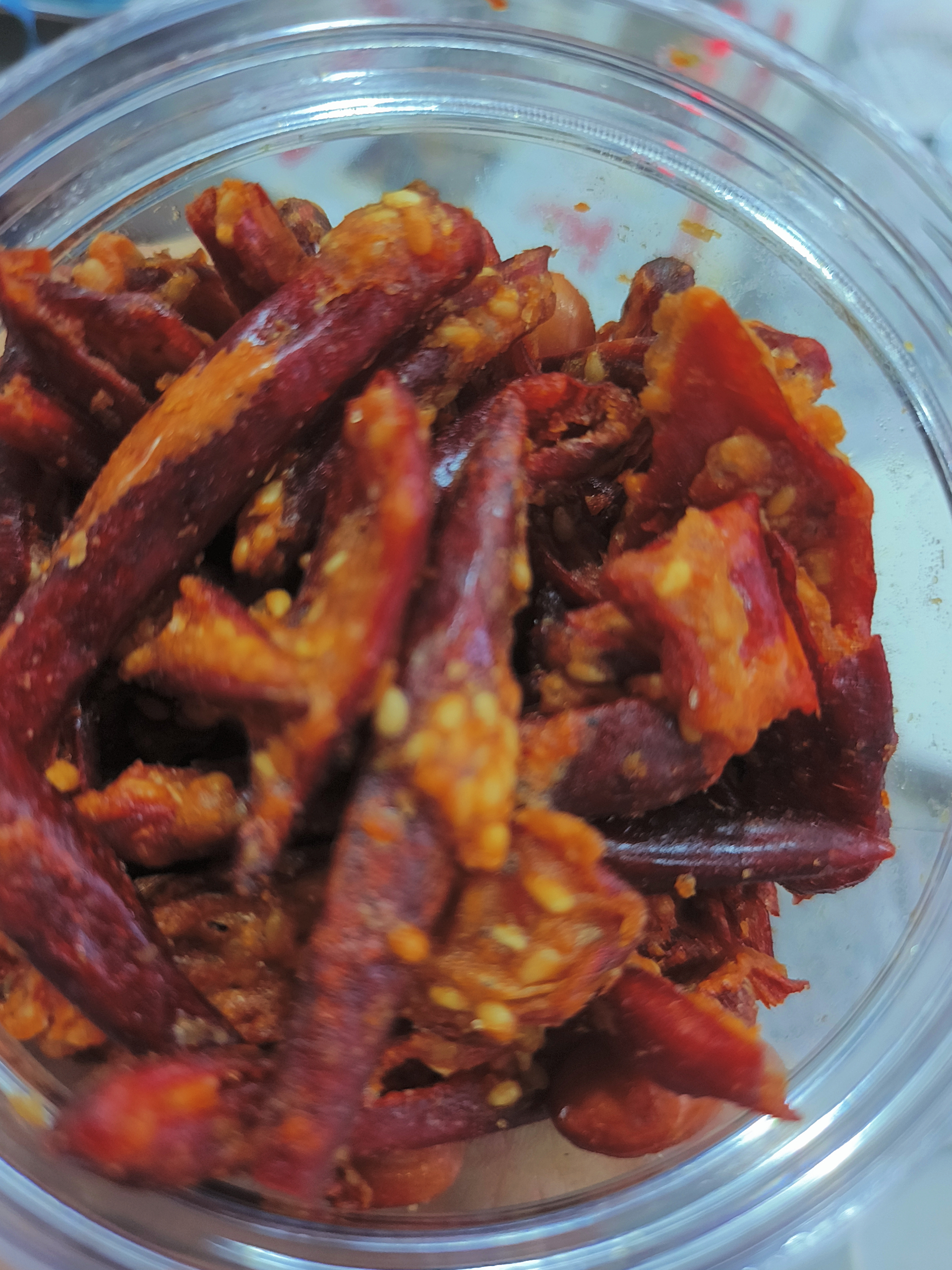 镇雄手工酥辣椒！