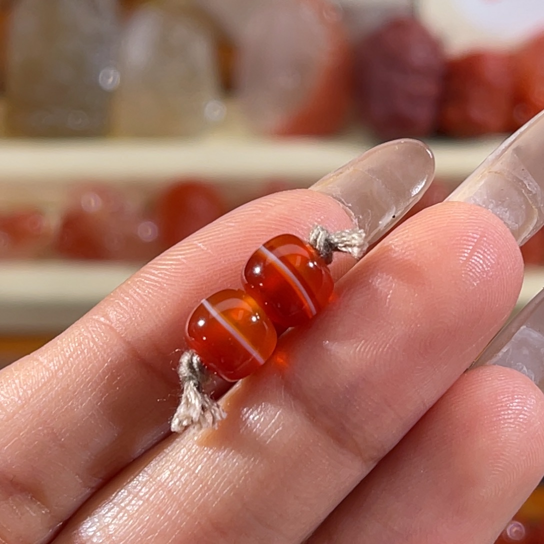 玛瑙/玉髓未镶嵌一线药师 7.5mm 不换退