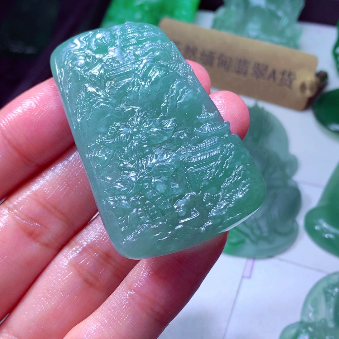 *****定制翡翠未镶嵌天然