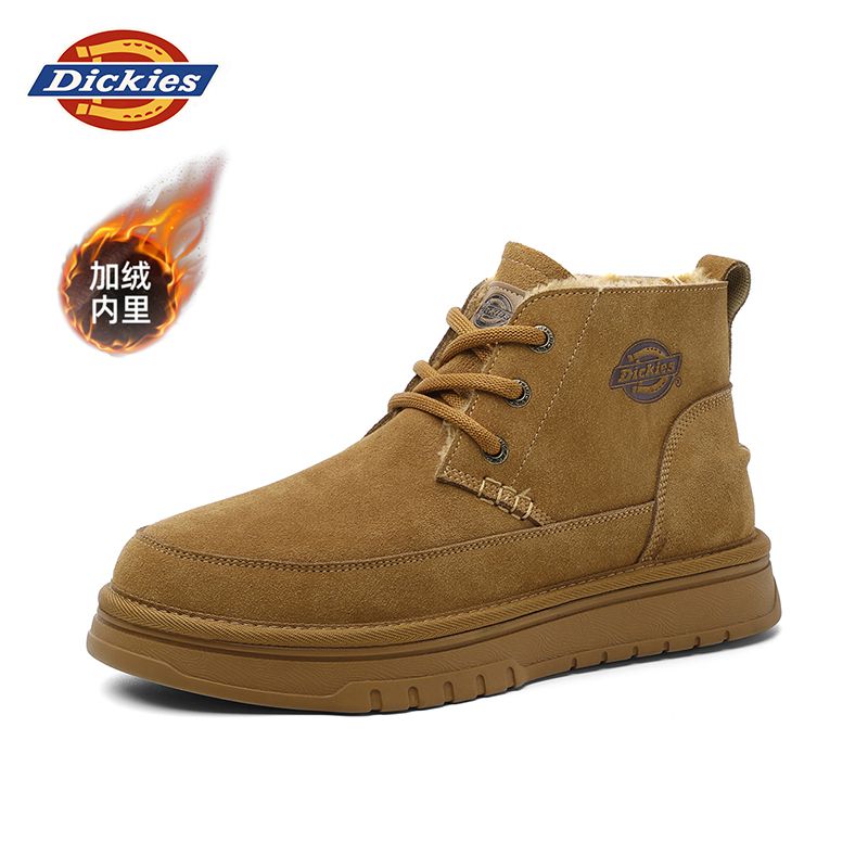 Dickies男鞋冬季加绒保暖二棉靴时尚户外百搭潮流英伦风雪地靴