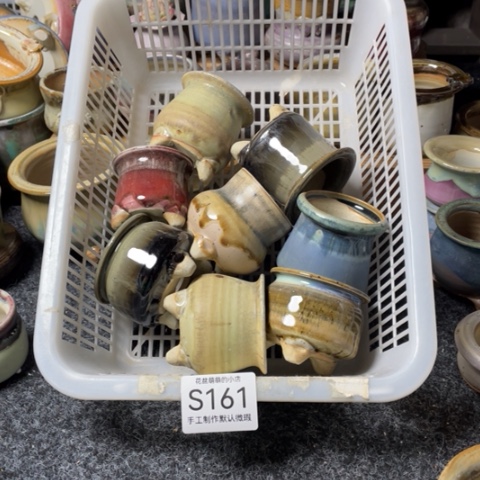 紫砂花盆微瑕161口径4厘米左右