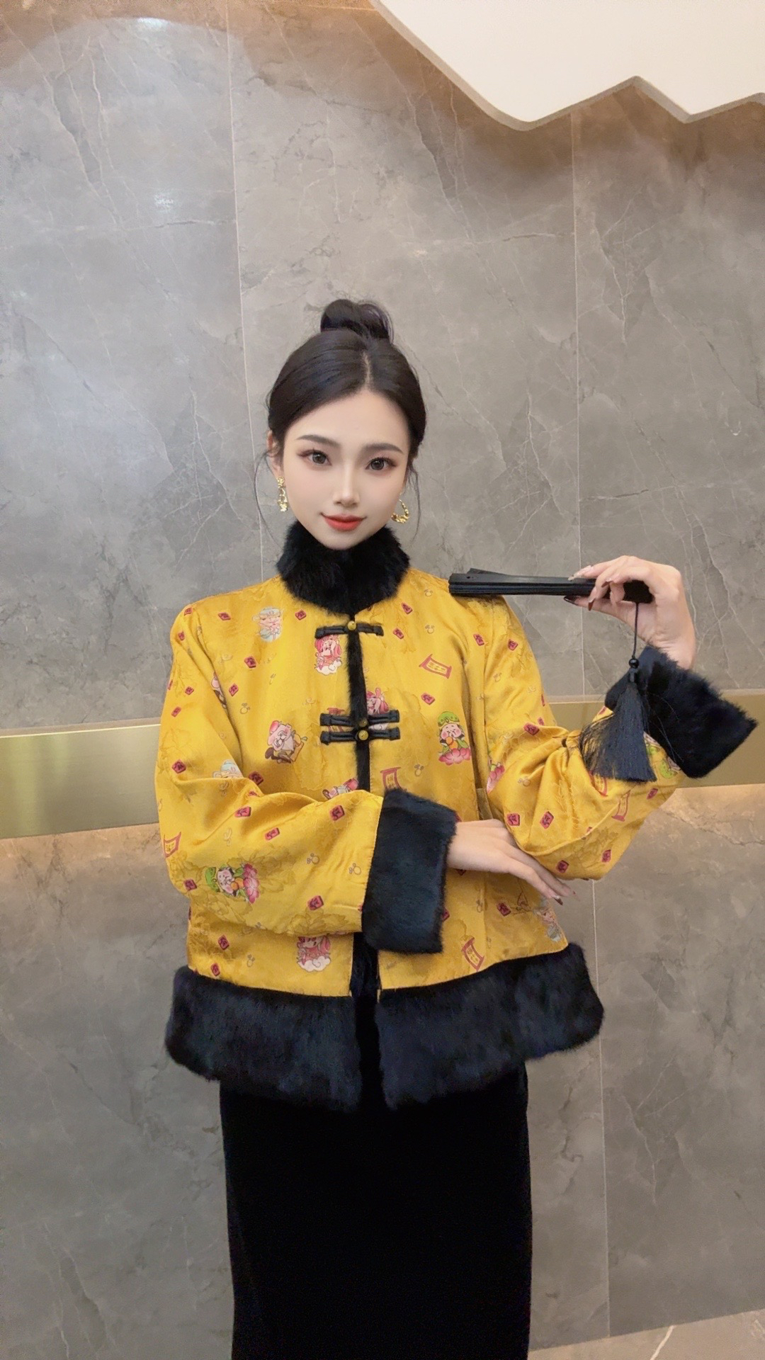 3377新国潮立体刺绣外套