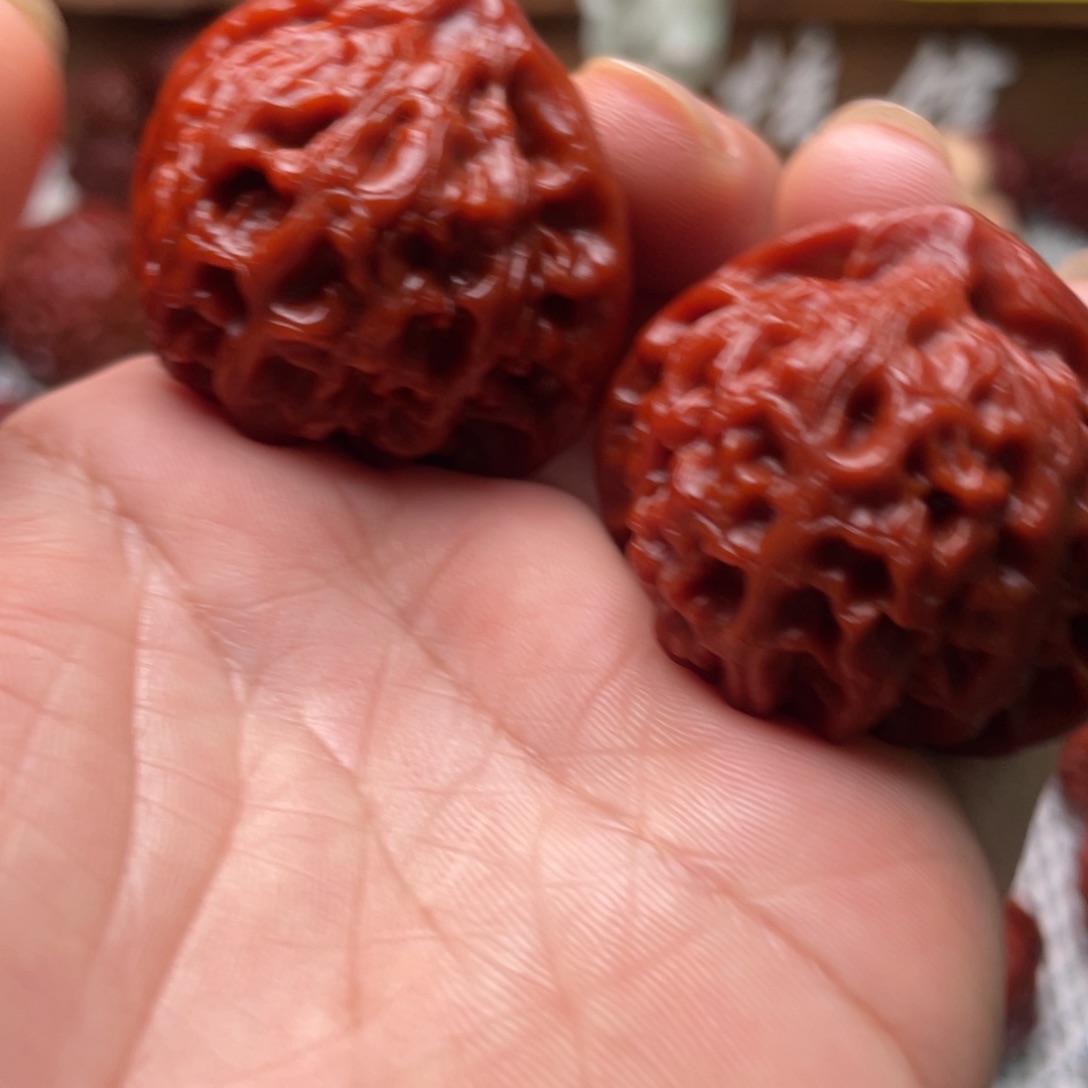 吊坠文玩核桃文玩核桃 手把件 宫灯 