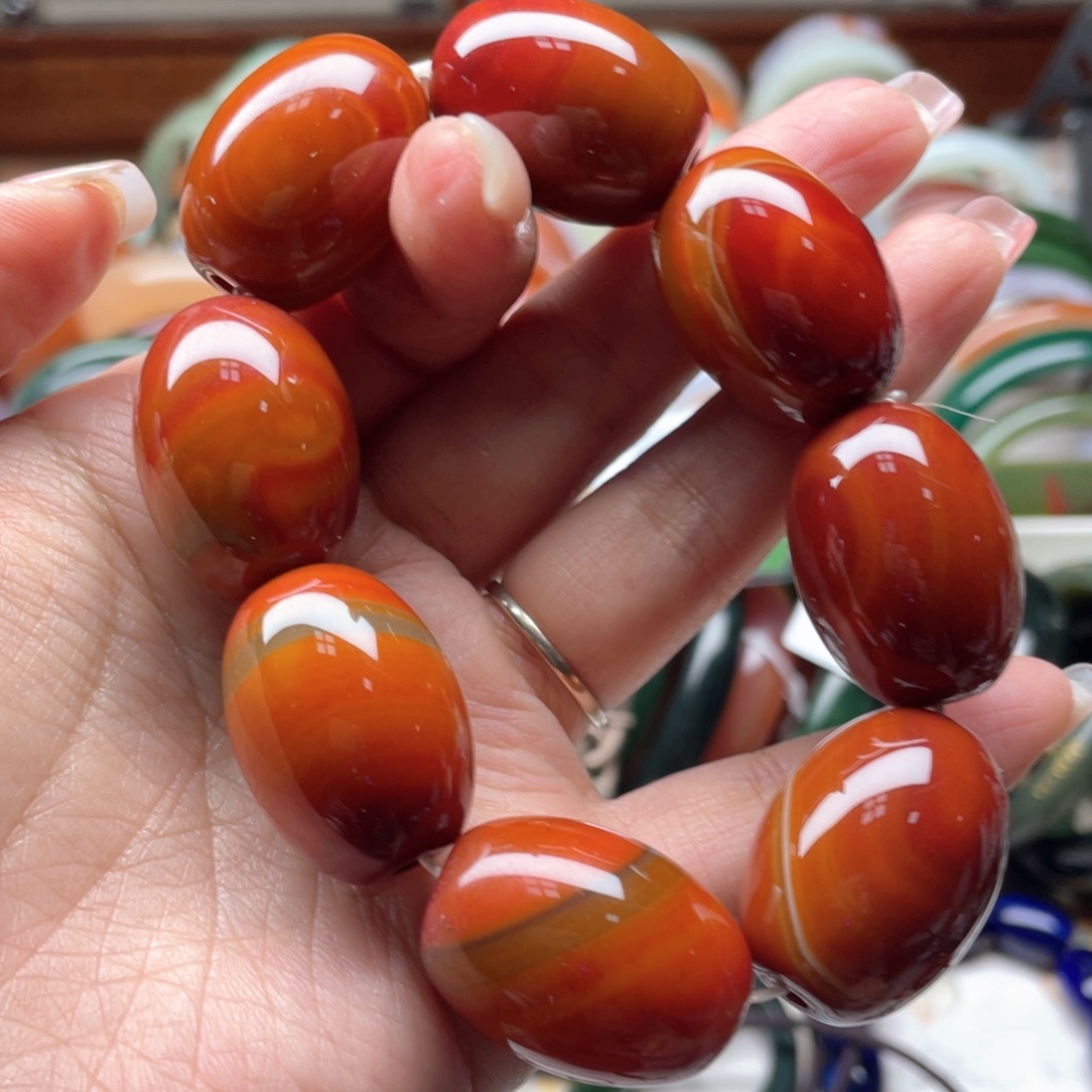 玛瑙/玉髓未镶嵌手链