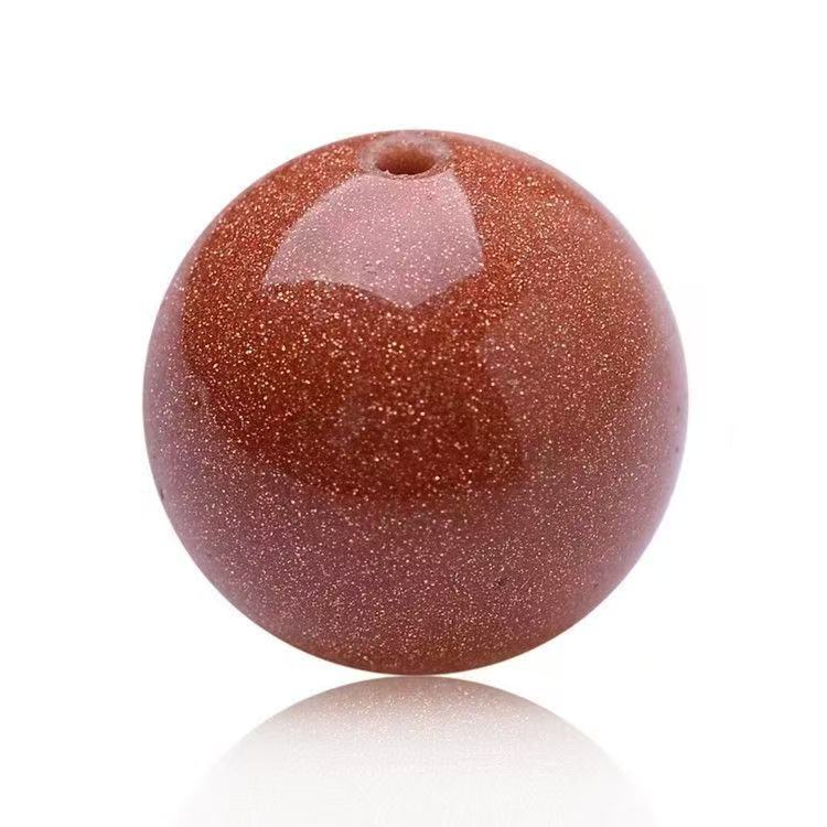 金砂石圆珠散珠DIY手工串珠编制手串配件