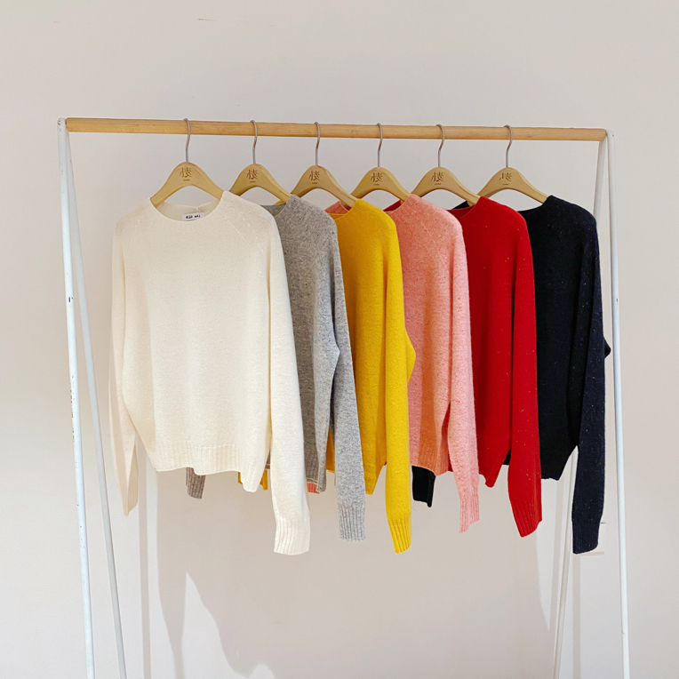 全羊毛 - 圆领“糯感”毛衣