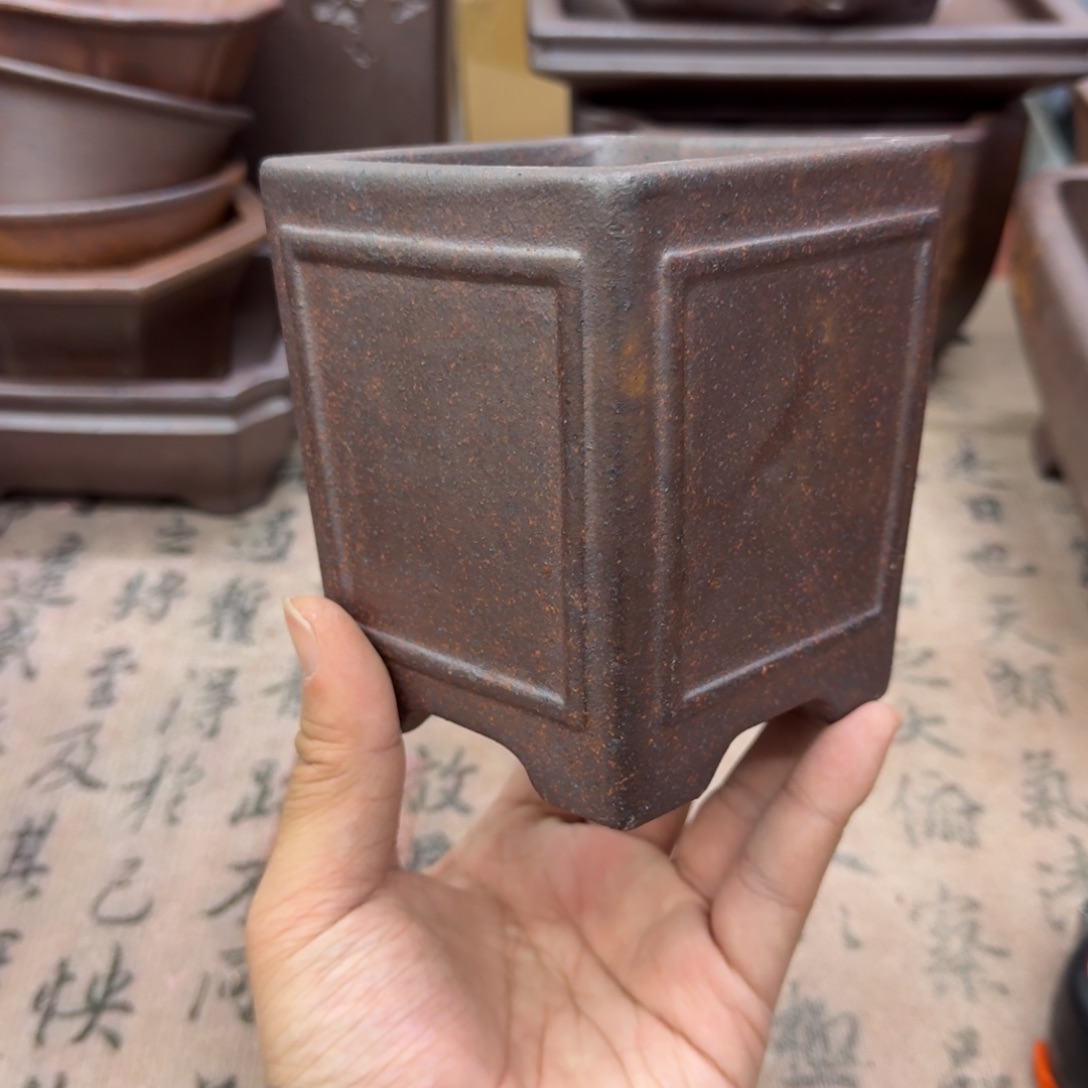 紫砂花盆44号宜兴紫砂正品7.5x9.5