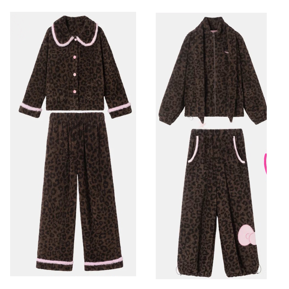 SS专属【加厚可粒绒】保暖家居外传冬季防寒睡衣家居服