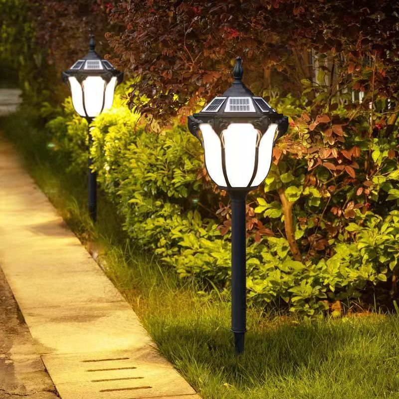 太阳能草坪灯户外庭院防水地灯新中式超亮室外园林2025新款家用