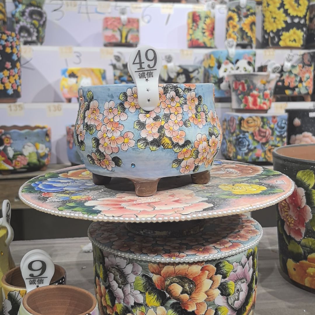 花盆红泥景德镇花盆