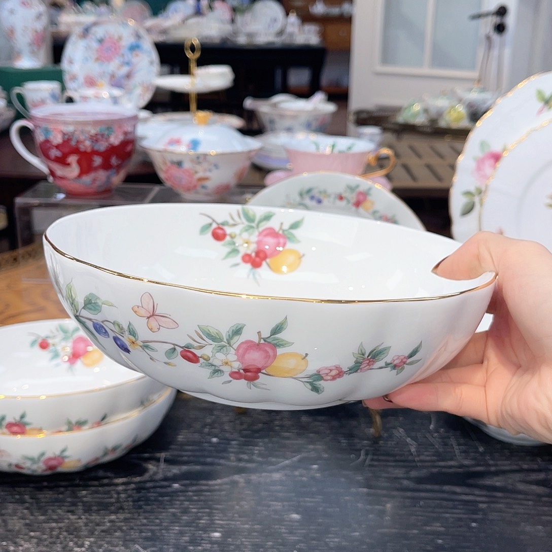 骨瓷21厘米汤碗/////