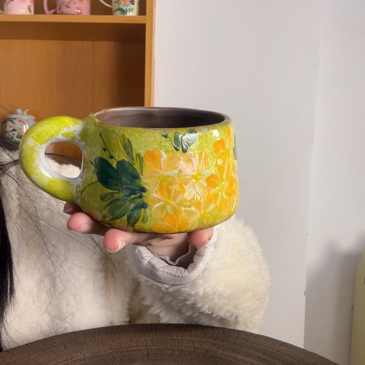 ****h手捏手绘景德镇陶瓷