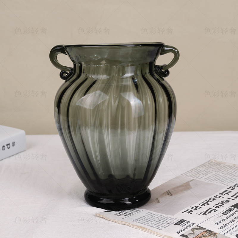 L673 中号创意花瓶装饰摆件客厅插花简约装饰现代工艺品轻奢简约