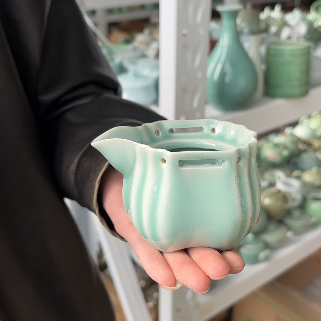 龙泉云间青瓷小米茶器
