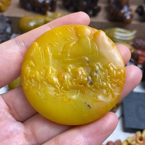 蛇纹石玉未镶嵌颈饰102