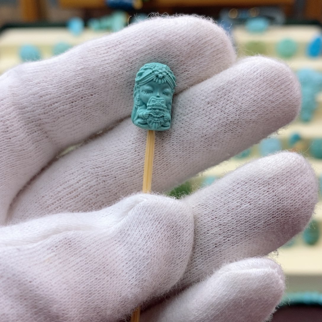 绿松石珠宝奇石未镶嵌