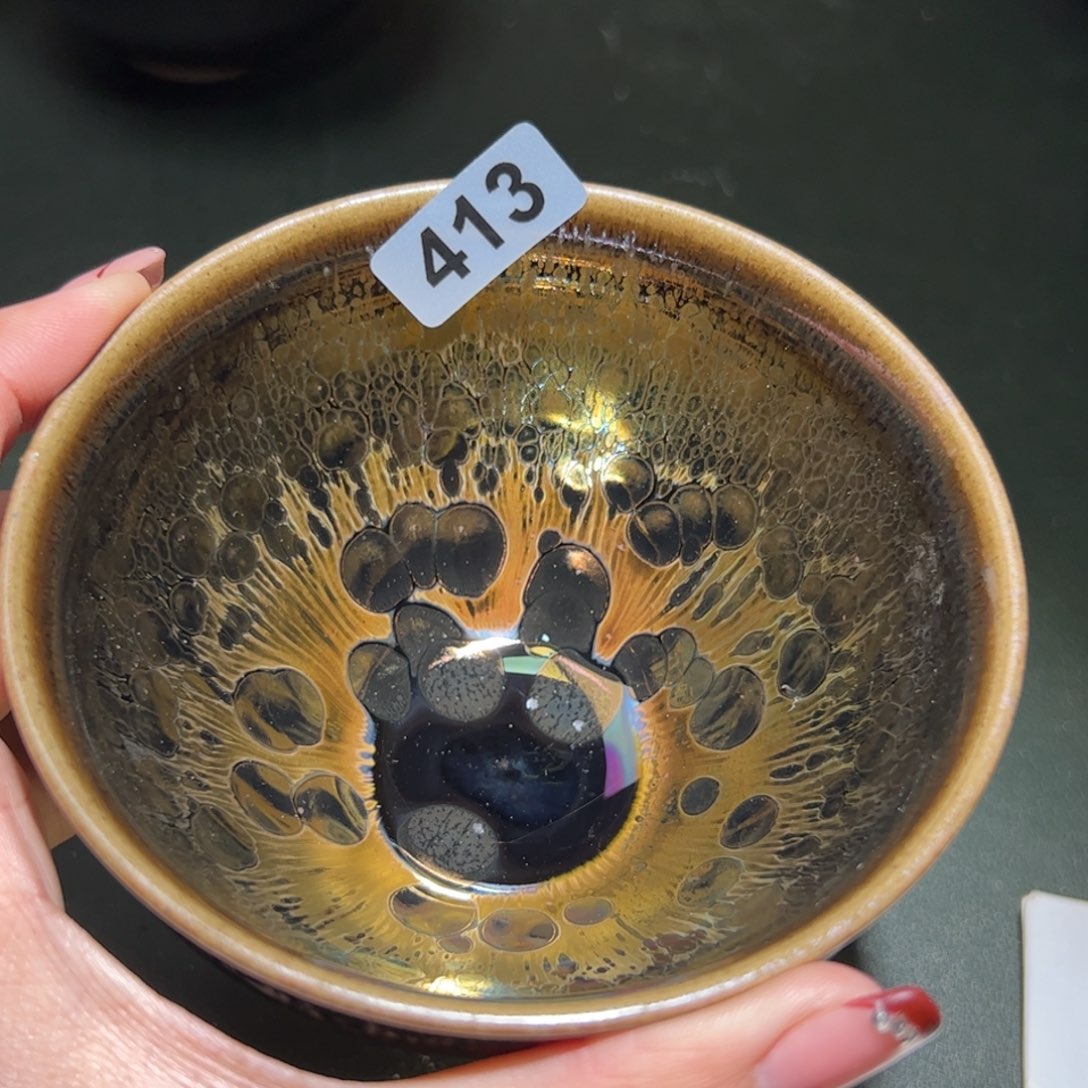 茶盏金*堂全手工原矿原釉建盏