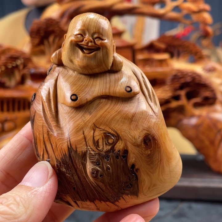柏木（崖柏）手把件