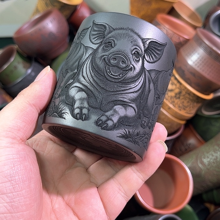 茶杯紫砂全手工紫砂主人杯