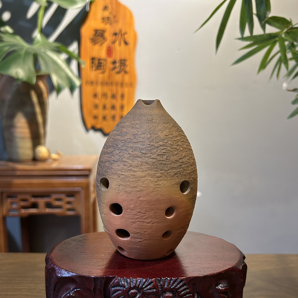 易水埙 复古g调十孔单腔 左起