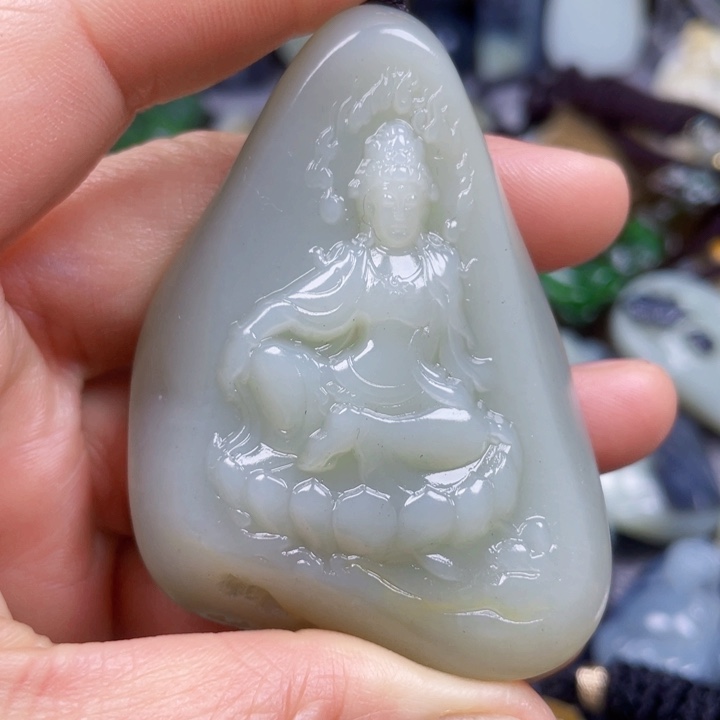 和田玉挂件未镶嵌