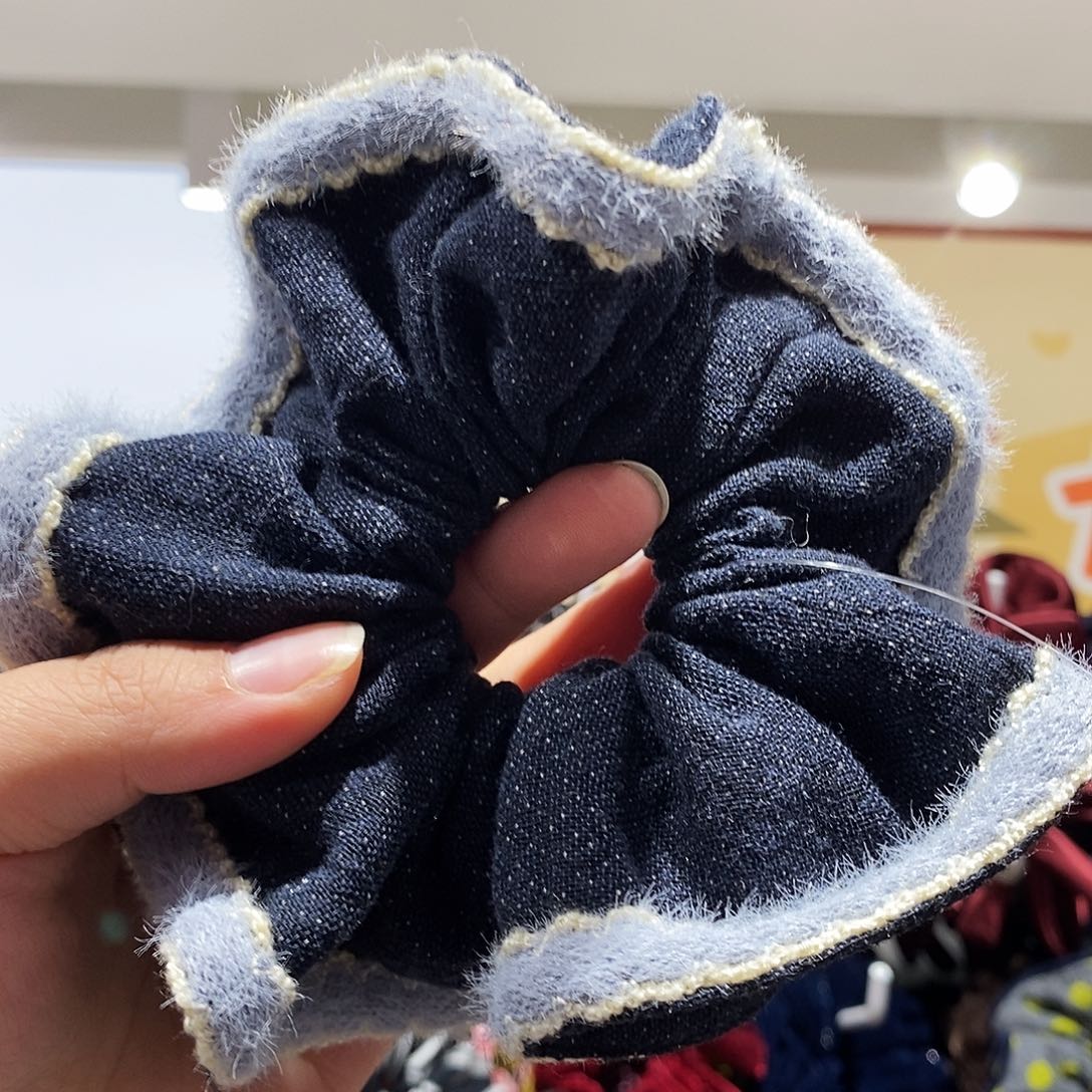 布艺铁合金毛毛发圈