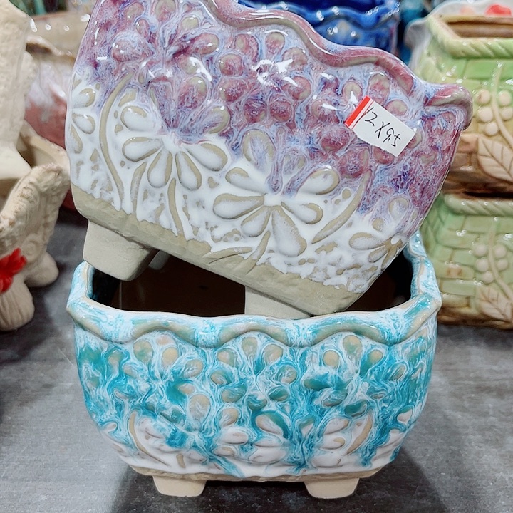 多肉陶瓷花盆满10元包邮