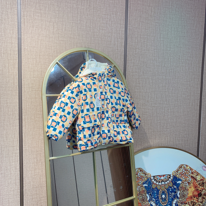 M1640    宝宝拼接上衣外套  加绒  冬款