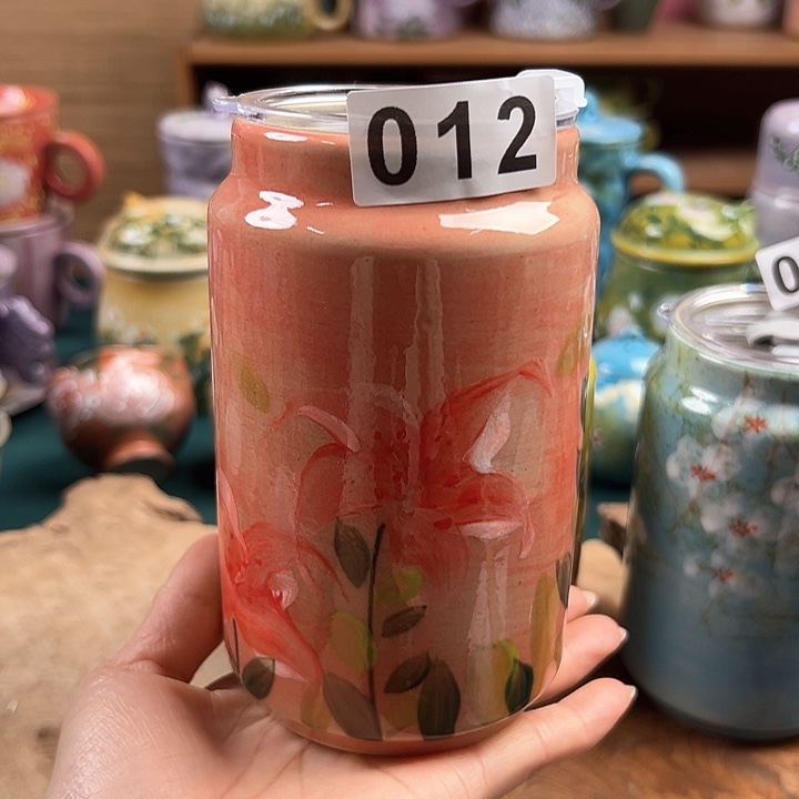 杯a***儿景德镇陶瓷手绘作品012