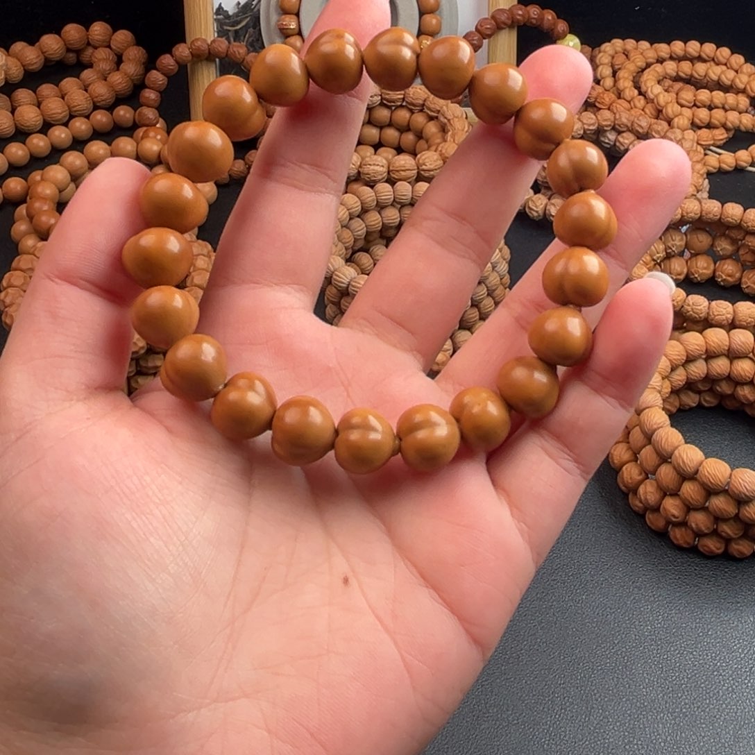 手串猴头核桃微瑕小屁桃