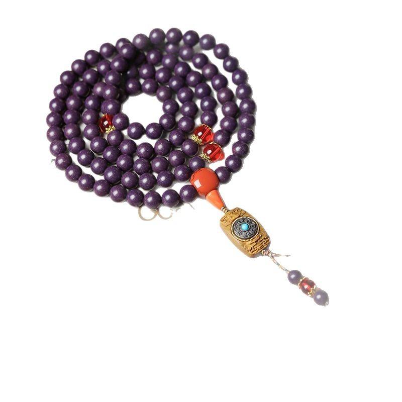 【九紫东方】天然合香珠手串九紫离火108颗转转脖挂