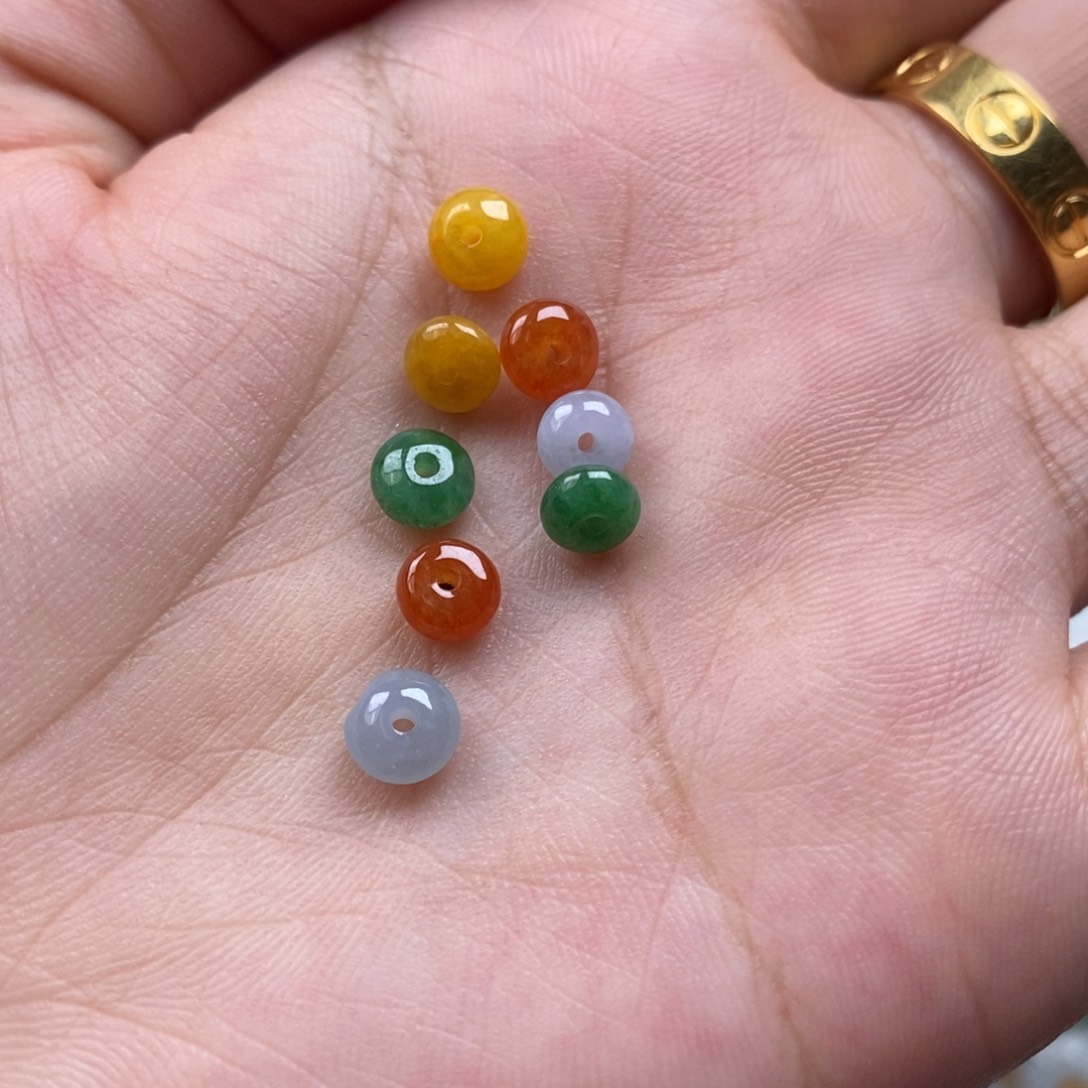 翡翠散珠天然翡翠单珠