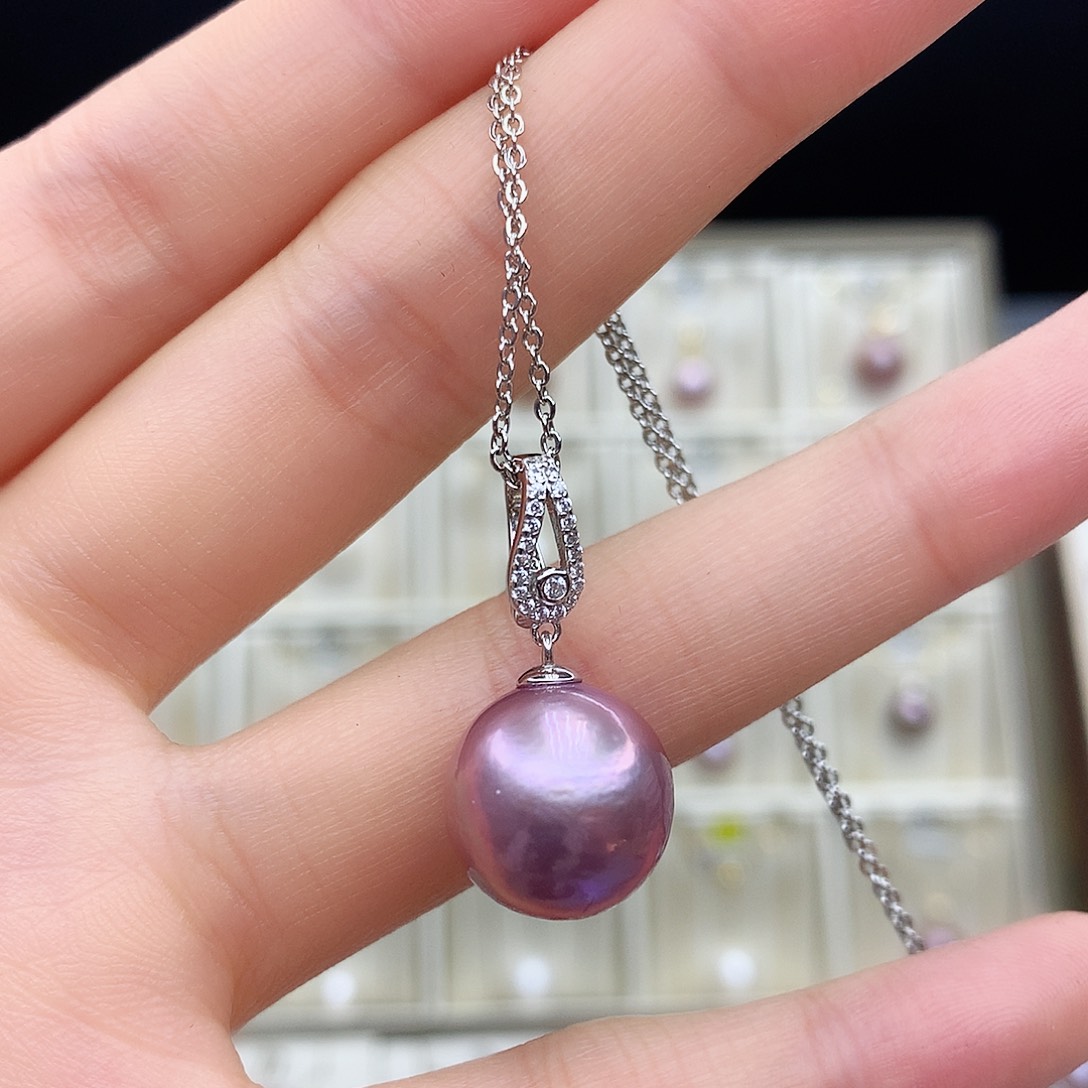 淡水珍珠颈饰合金