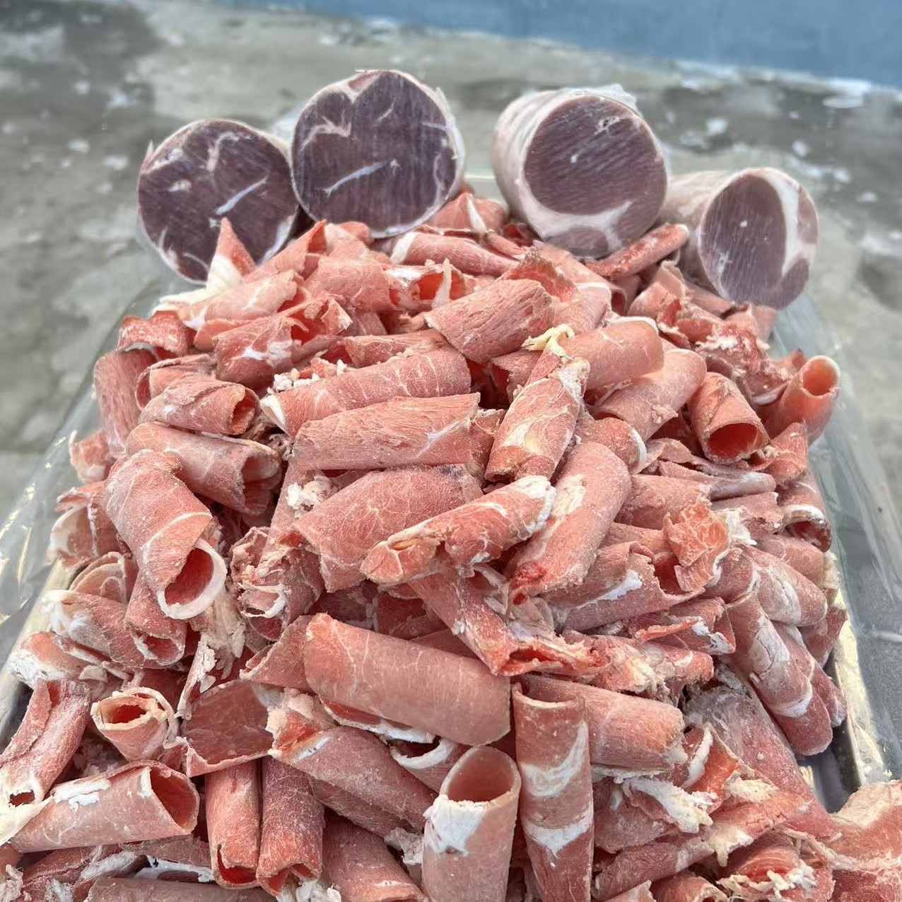 原切本地牛肉卷 99元4斤 切片需备注.切片有折秤一两上下